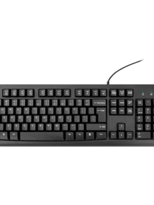 Best Buy essentials Full-size Wired Membrane Keyboard – Black
