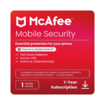 McAfee Mobile Security – Essential Protection for 1 User | Android, iOS & ChromeOS | Digital Download