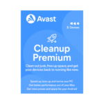 Avast Cleanup Premium 3 Devices 1 Year PC Mac Android Global