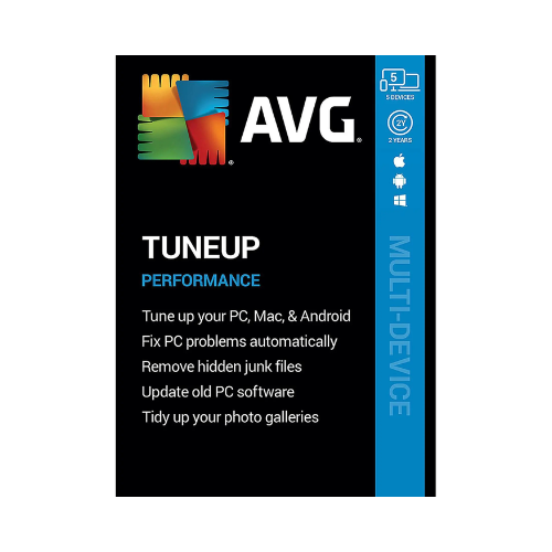 AVG TuneUp for 5 Devices 2 Years PC Mac Android Download